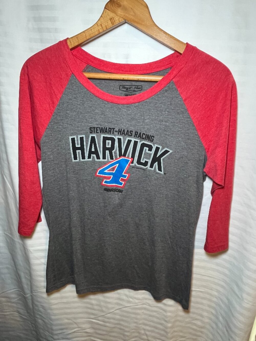 Kevin Harvick NASCAR Raglan Tee Medium